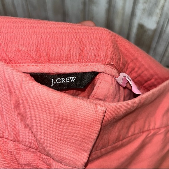 Stylish J. Crew Pink Chino Shorts - Picture 5 of 6